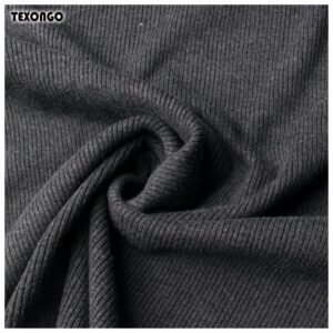 COTTON SPANDEX 2X2 RIB FLAT